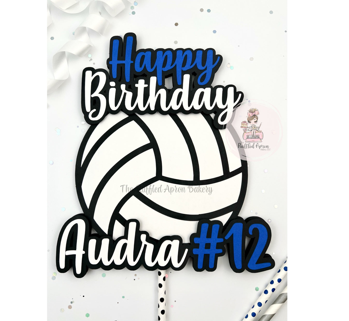 Volleyball Cake Topper