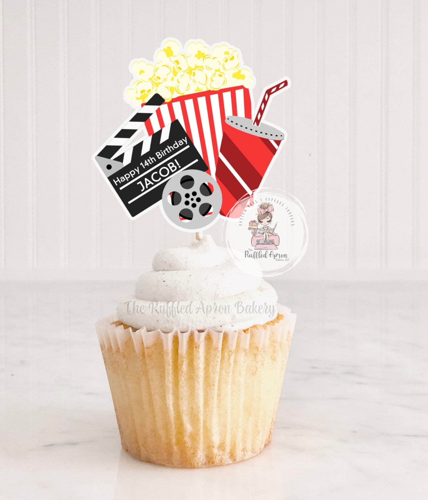 Movie Theater Cupcake Toppers