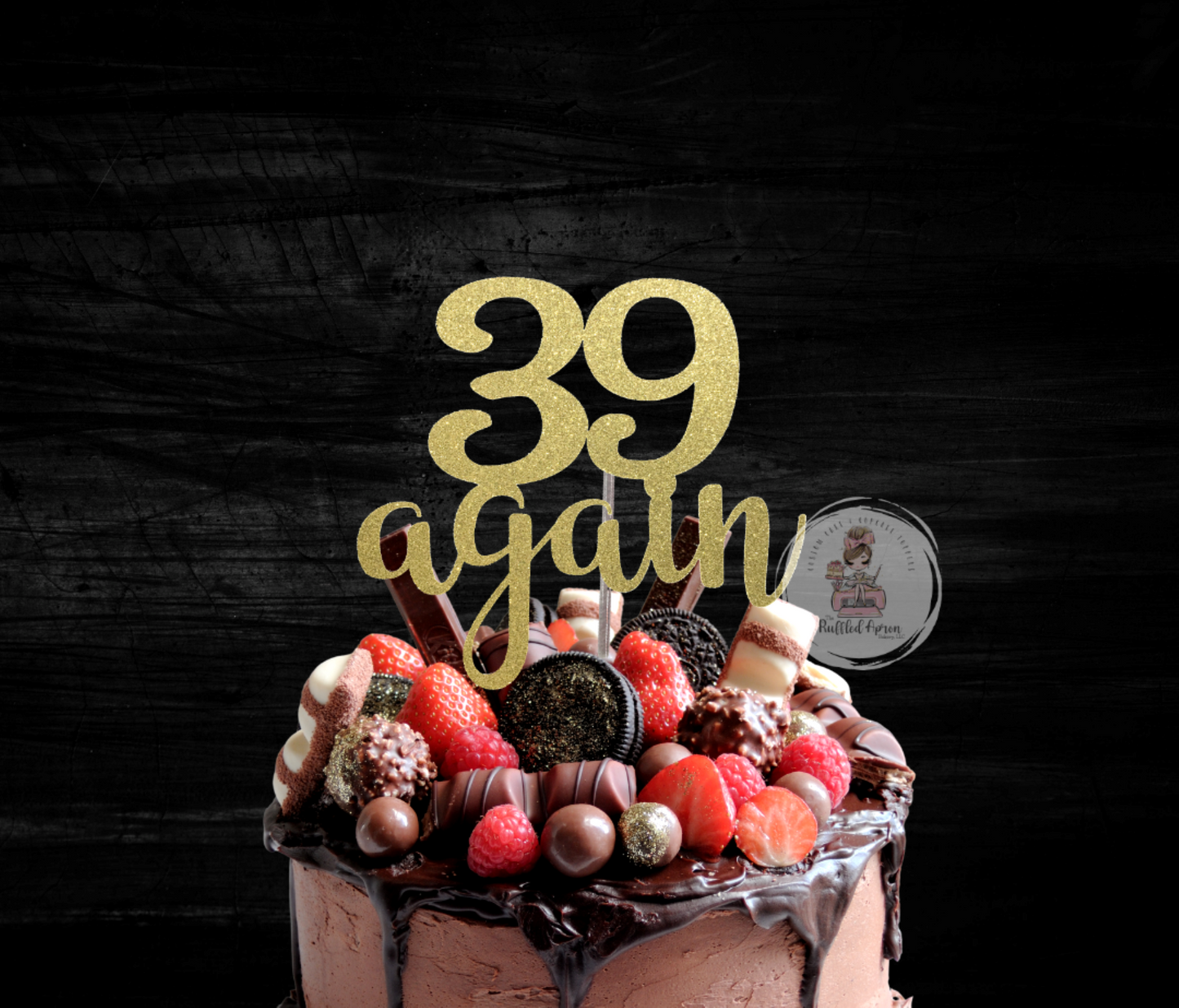 39 Again Cake Topper