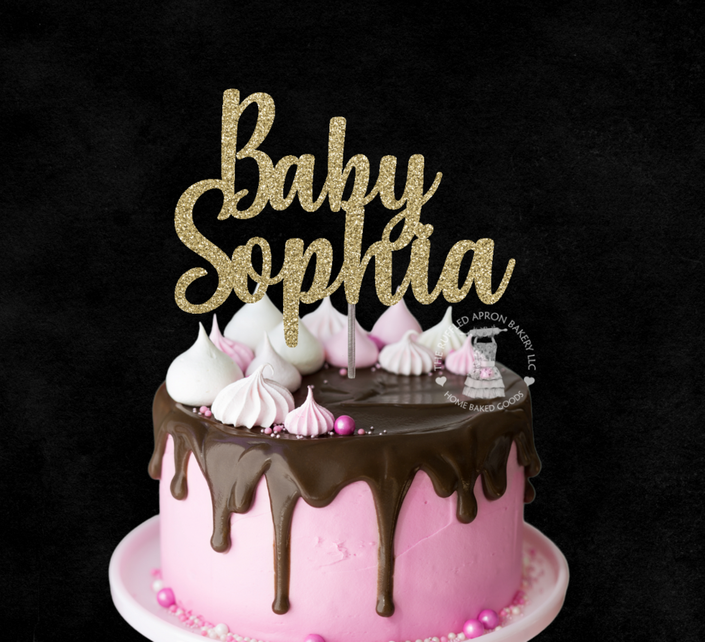 Baby Name Cake Topper