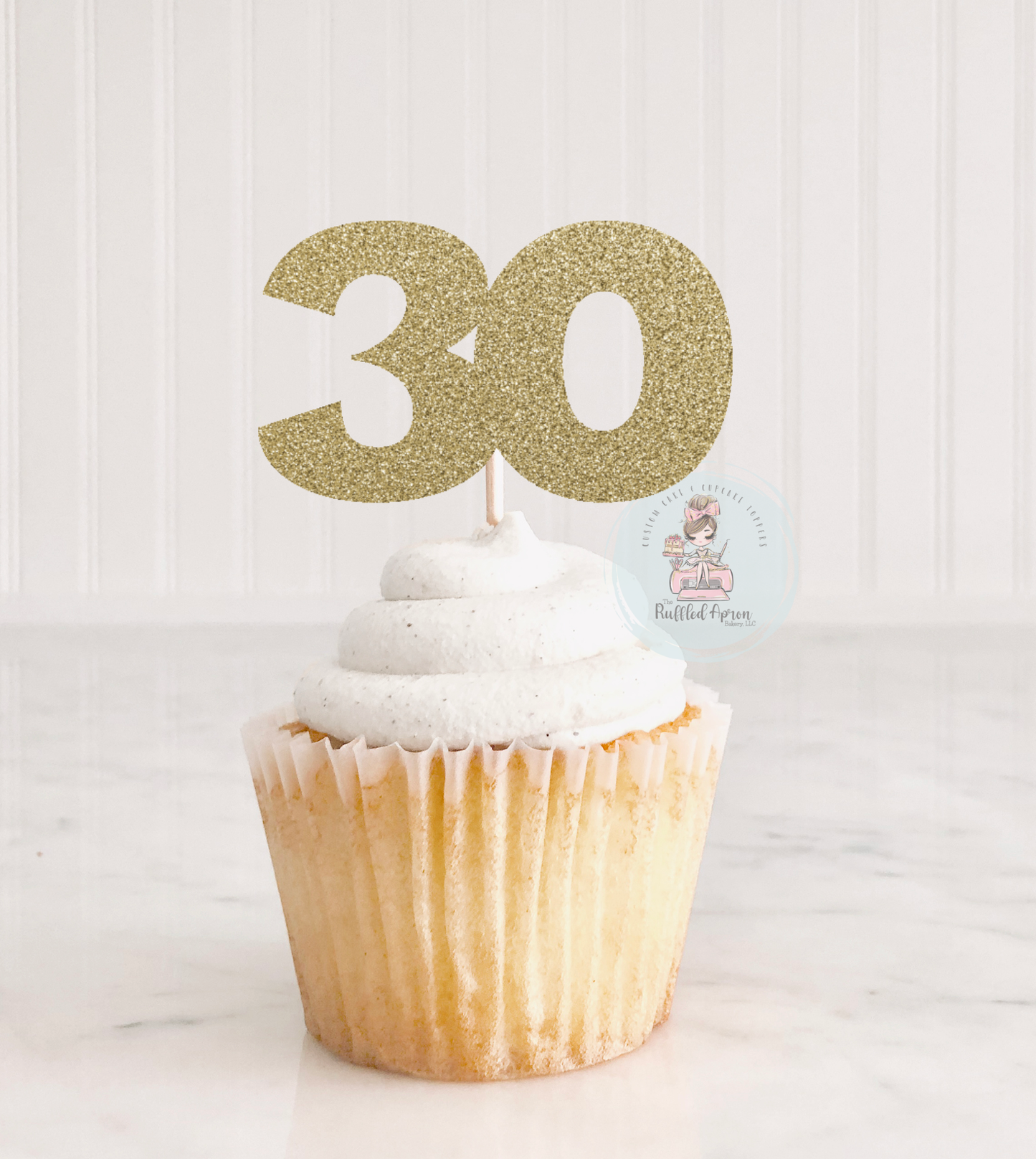 Thirty Cupcake Toppers
